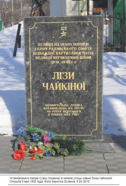 улица Лизы Чайкиной
